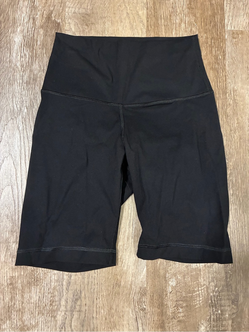 Everlane Black High-Rise Bike Shorts